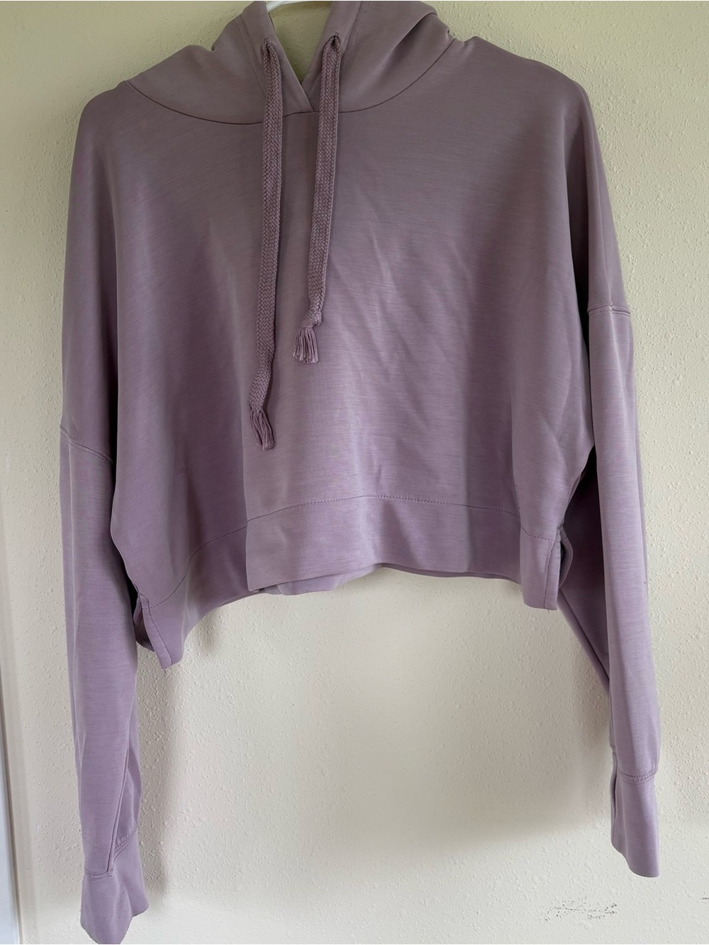 Altar'd State AS Revival Cropped Pullover Hoodie Lavender Purple Women's Size M